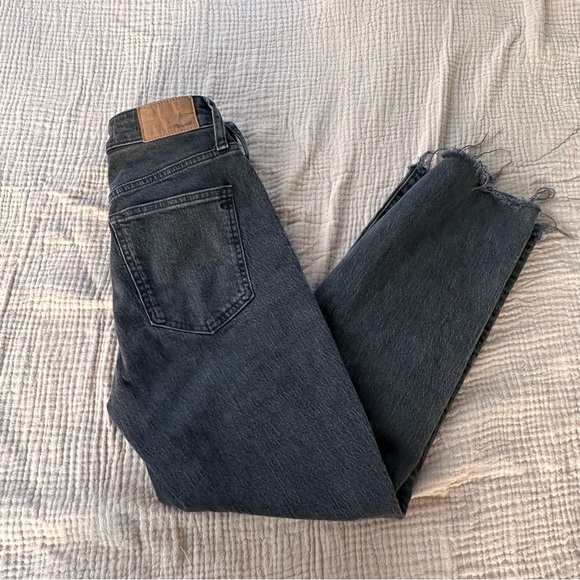 Madewell The Curvy Petite Perfect Vintage Straight Jean in Lunar Wash size 24 P - Picture 6 of 7